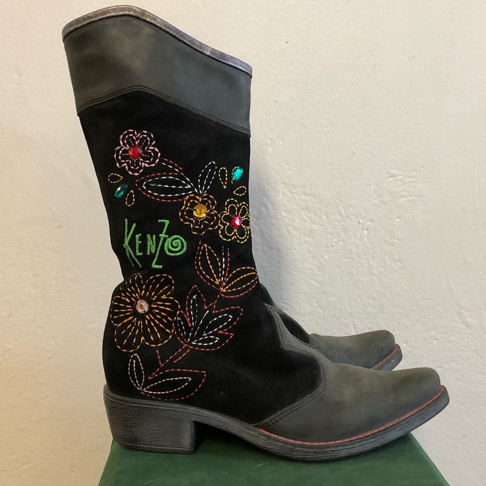 Kenzo Cowboy Boots, 35